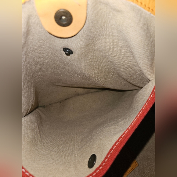 Massimo Palomba Tan Basket Weave Italian Leather Wide Tote - Picture 11 of 15